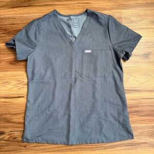 Figs Women’s Graphite V-neck Catarina Scrub Top